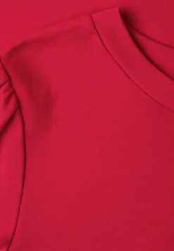 T-Shirt mit gerafftem Ärmel