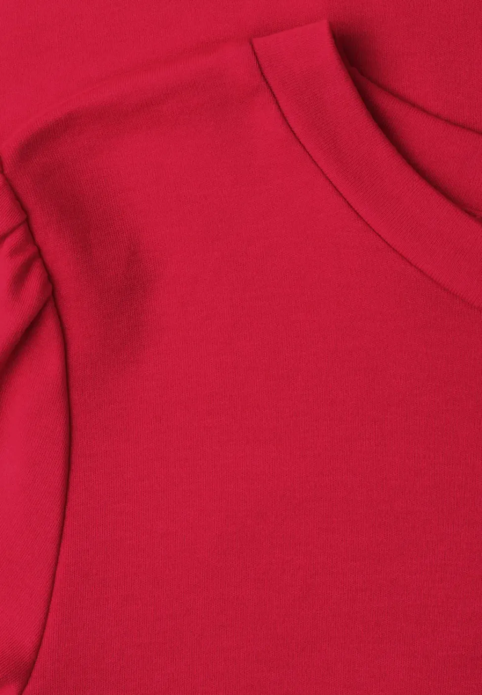 T-Shirt mit gerafftem Ärmel