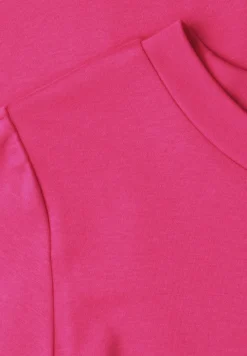 T-Shirt mit gerafftem Ärmel
