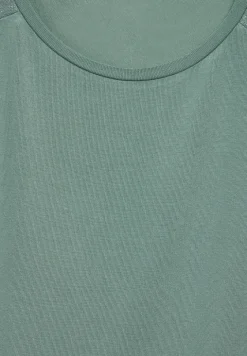 T-Shirt mit Glanz-Detail