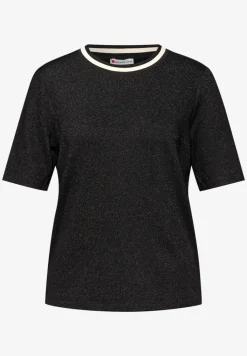T-Shirt mit Glitzerdetails
