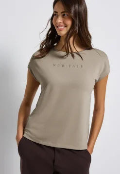 T-Shirt mit Glitzerdetails