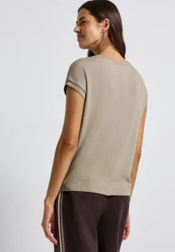 T-Shirt mit Glitzerdetails