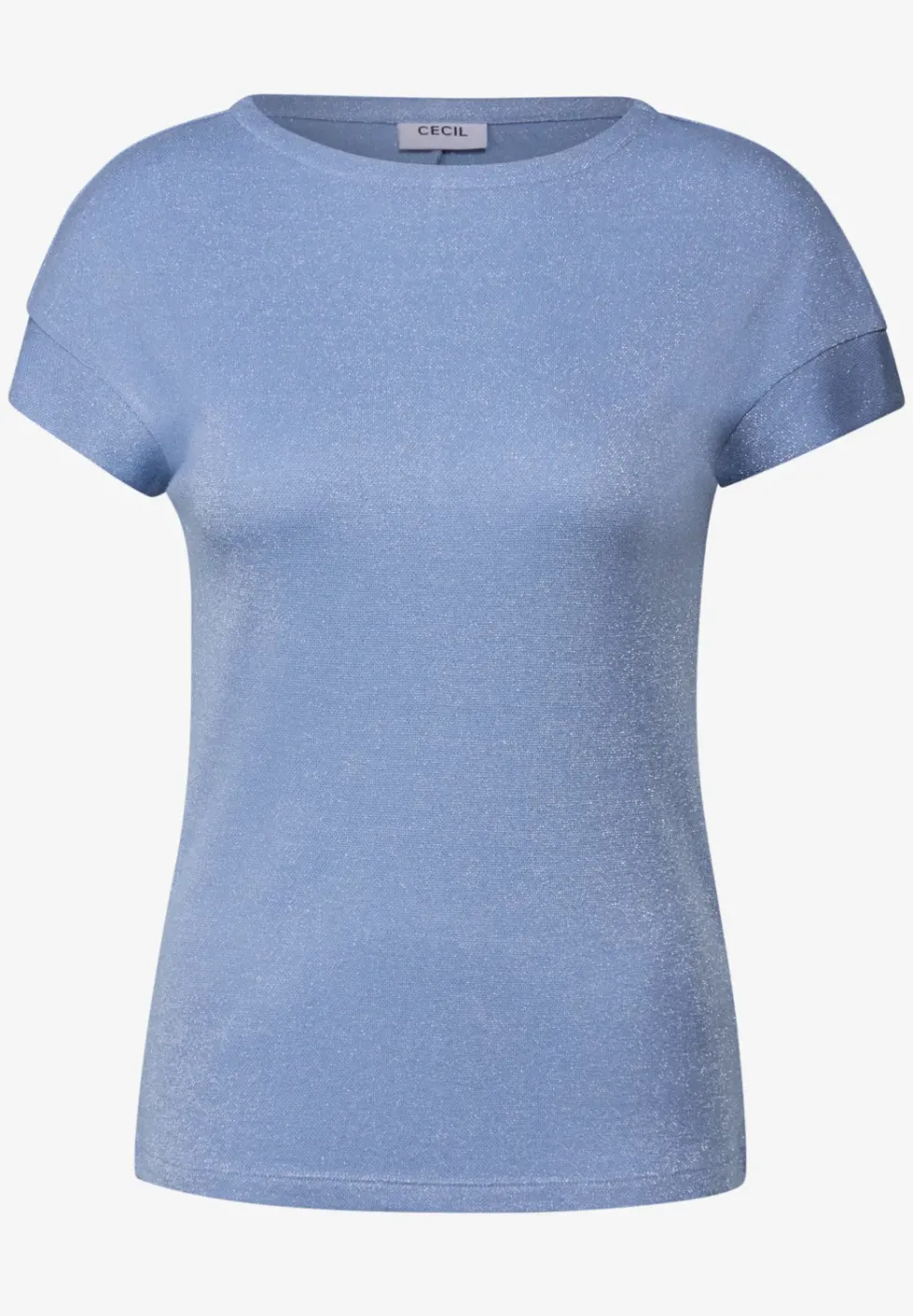 T-Shirt mit Glitzerdetails