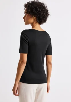 T-Shirt mit Herzausschnitt