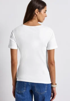 T-Shirt mit Herzausschnitt