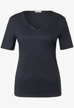 T-Shirt mit Herzausschnitt