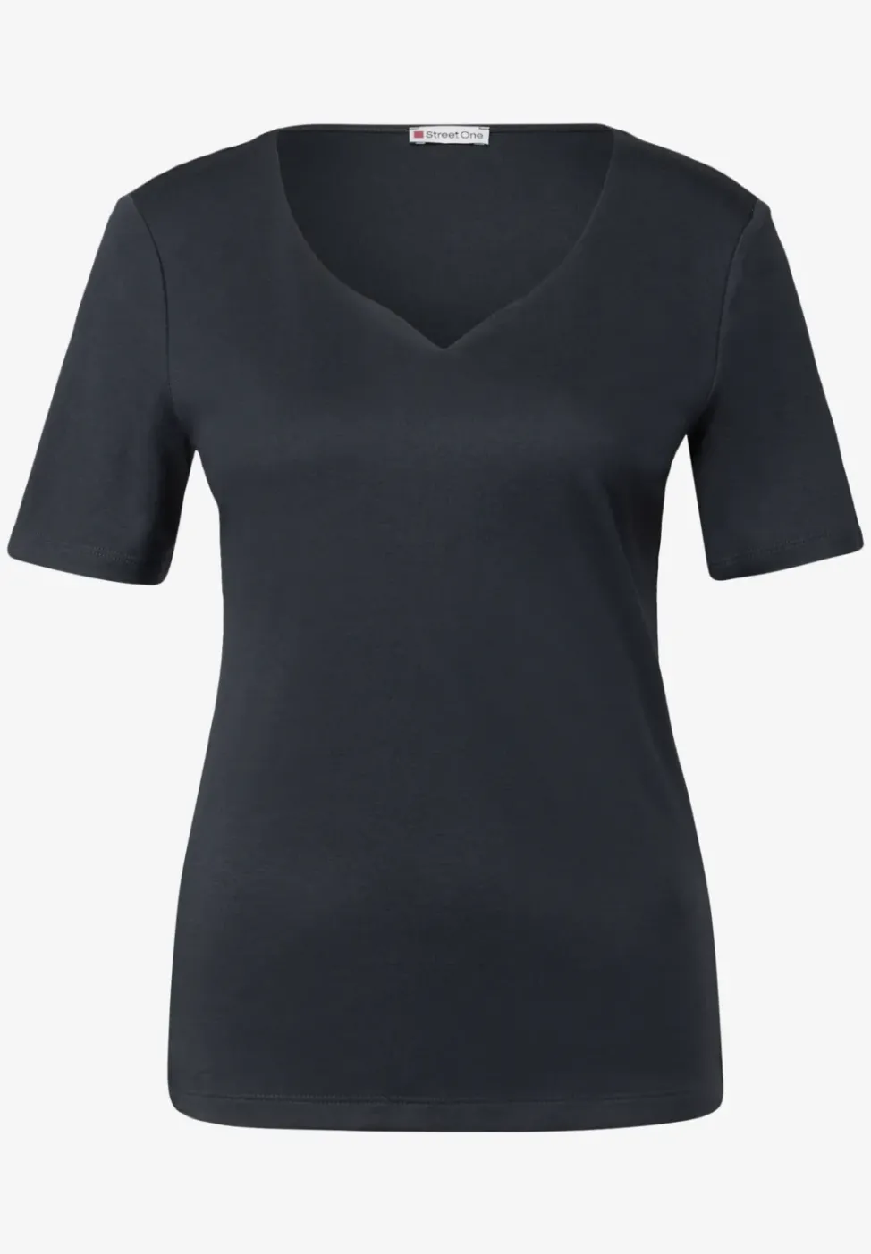 T-Shirt mit Herzausschnitt