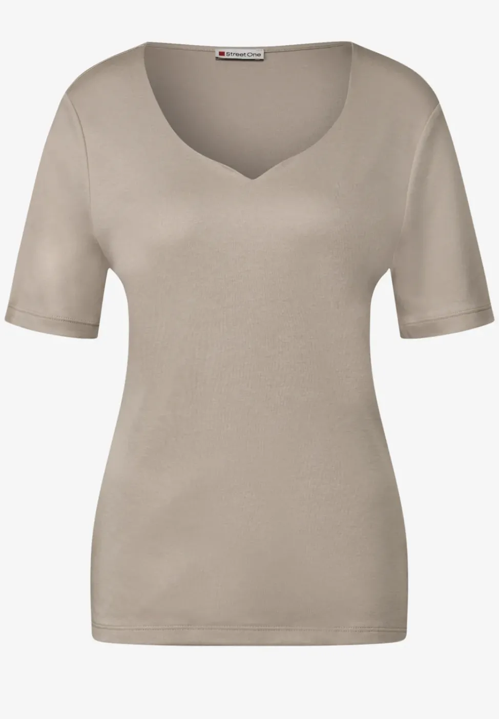 T-Shirt mit Herzausschnitt