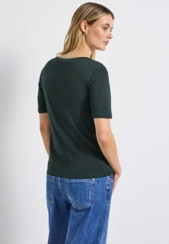 T-Shirt mit Herzausschnitt