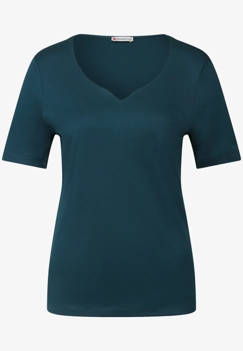 T-Shirt mit Herzausschnitt