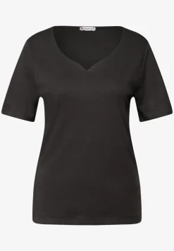 T-Shirt mit Herzausschnitt