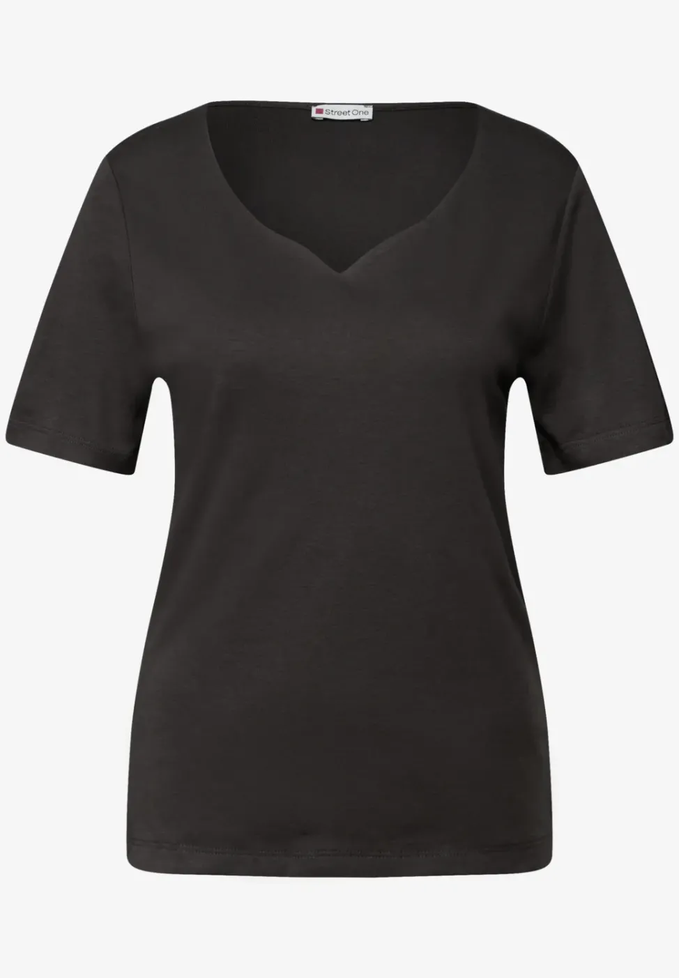 T-Shirt mit Herzausschnitt