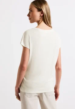 T-Shirt mit Häkeldetails