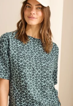 T-Shirt mit Knopfdetail