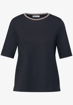 T-Shirt mit Kontrastdetail