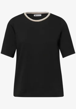 T-Shirt mit Kontrastdetail
