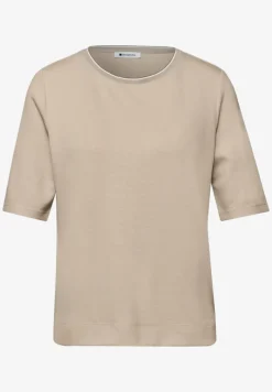 T-Shirt mit Kontrastdetail