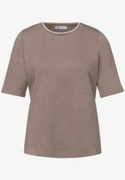 T-Shirt mit Kontrastdetail