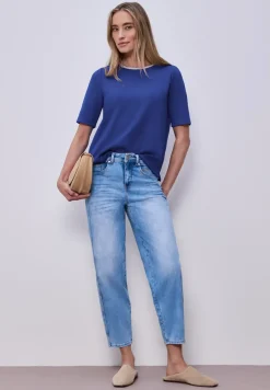 T-Shirt mit Kontrastdetail