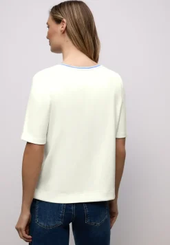 T-Shirt mit Kontrastdetail