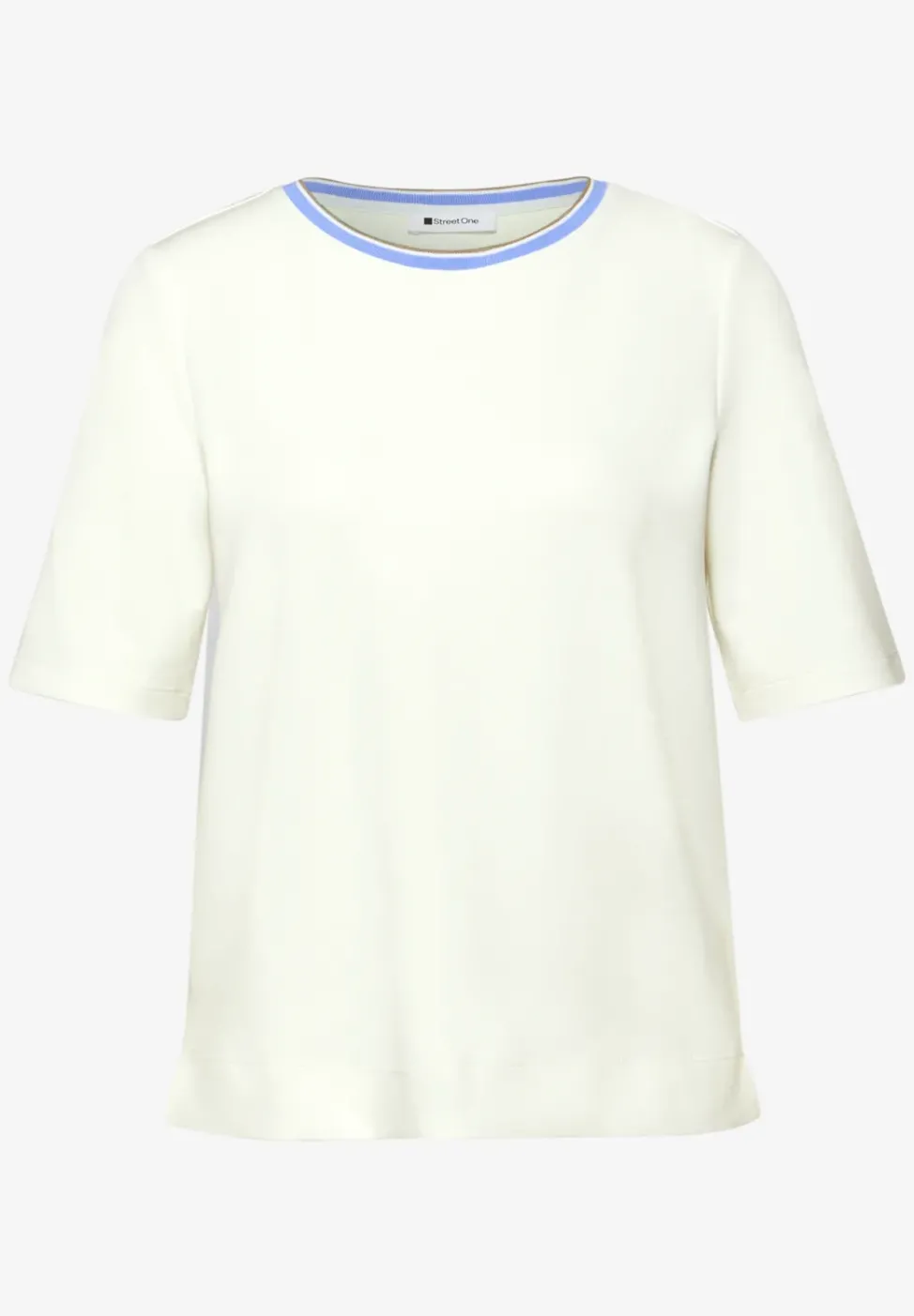 T-Shirt mit Kontrastdetail