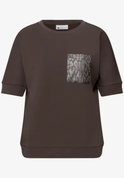 T-Shirt mit Leo-Brusttasche