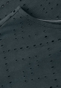 T-Shirt mit Lochmuster