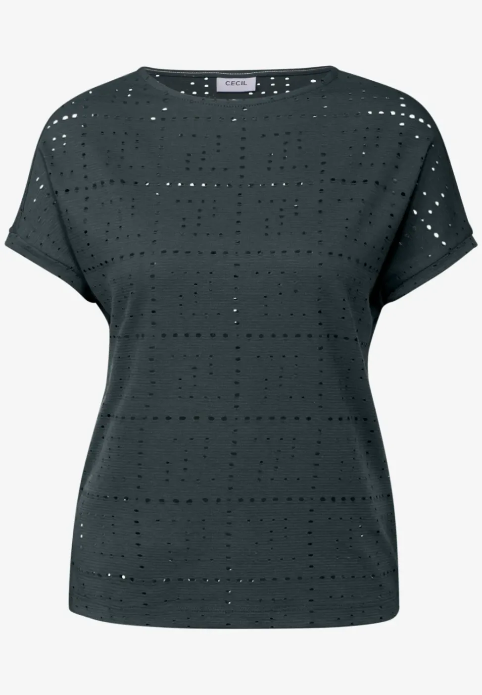 T-Shirt mit Lochmuster
