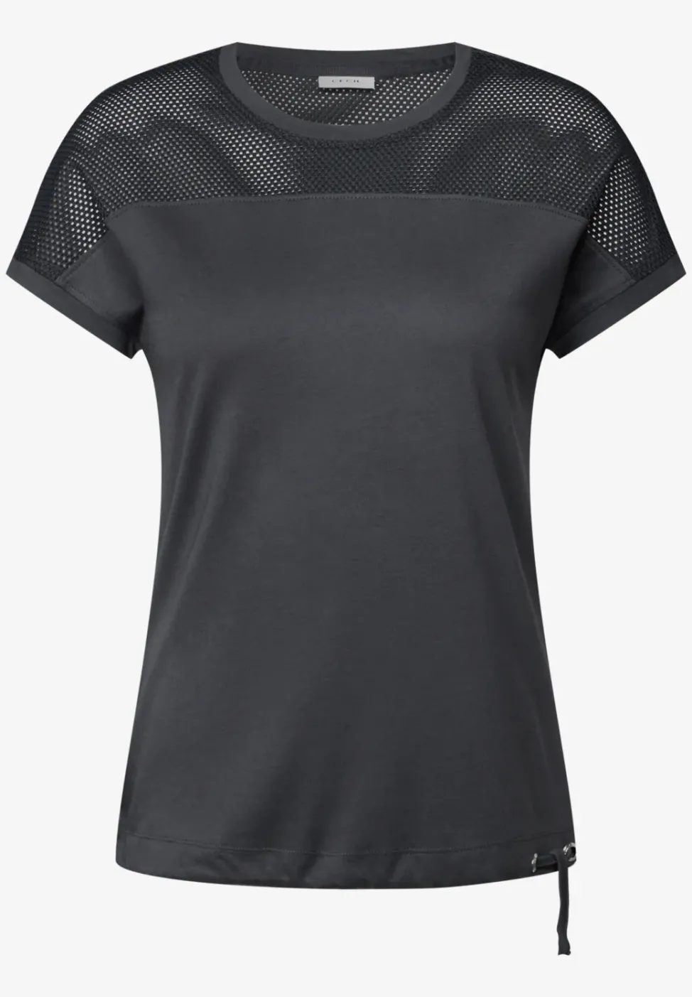 T-Shirt mit Meshdetail