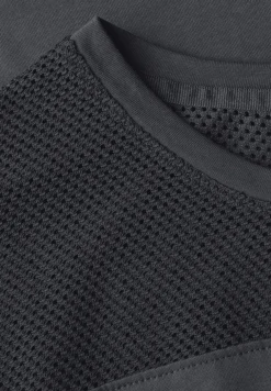 T-Shirt mit Meshdetail