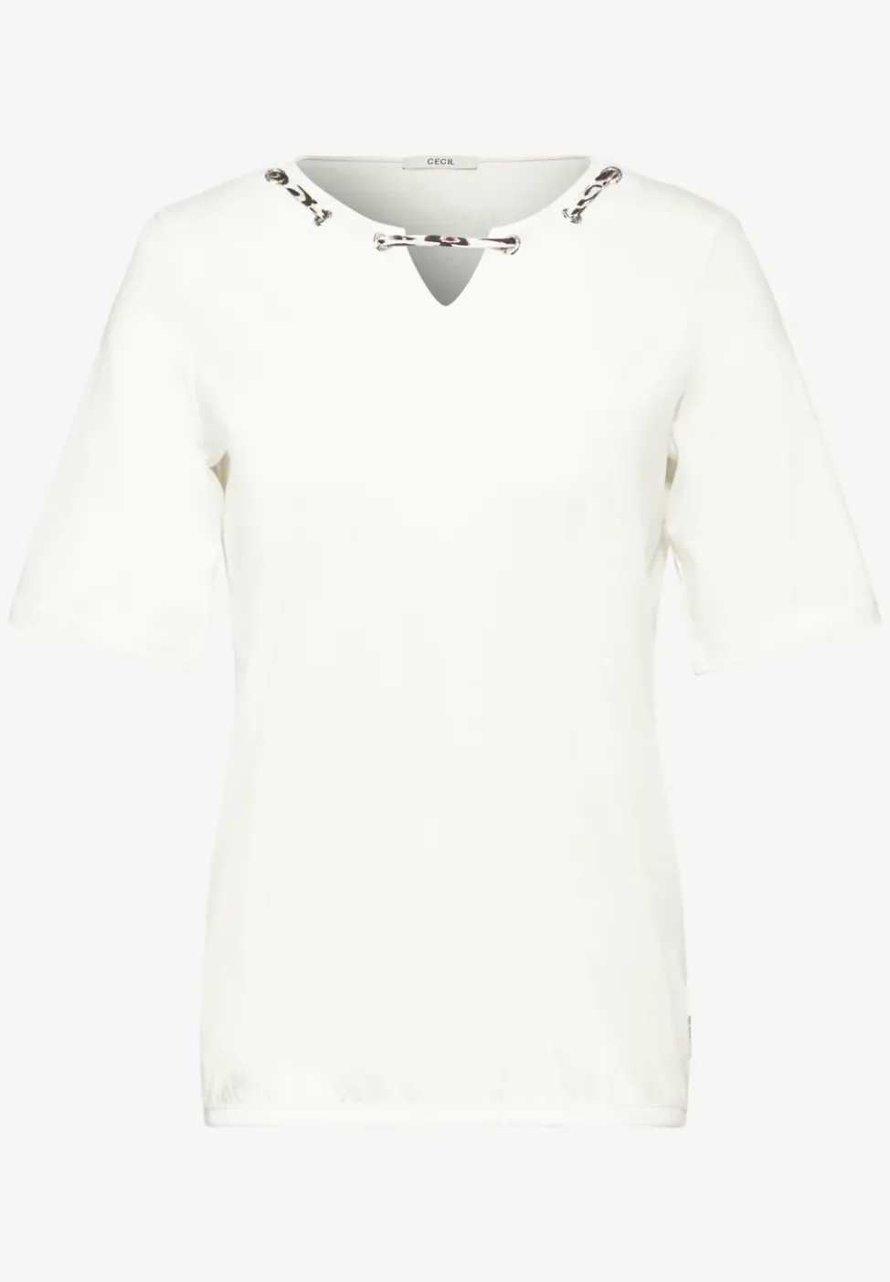 T-Shirt mit Print Detail