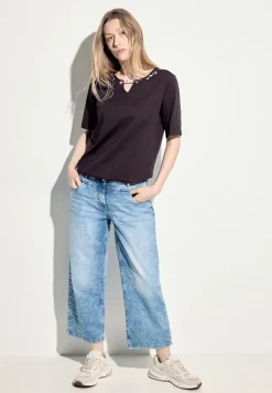 T-Shirt mit Print Detail