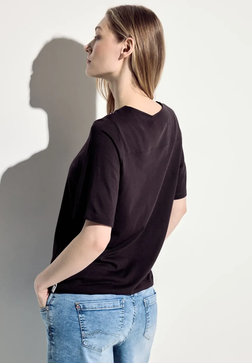 T-Shirt mit Print Detail