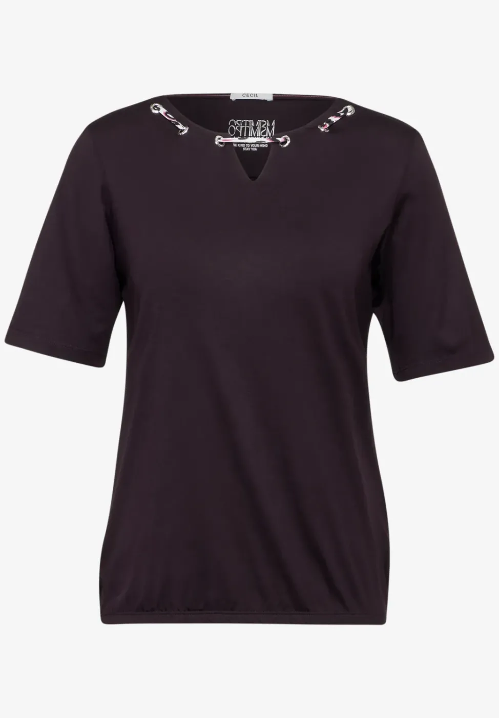 T-Shirt mit Print Detail