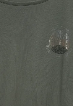 T-Shirt mit Raffung