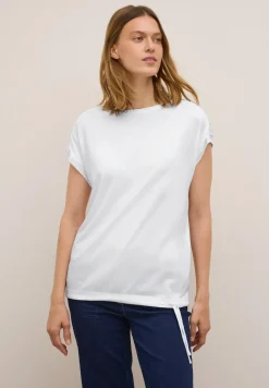 T-Shirt mit Raffung