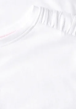 T-Shirt mit Raffung
