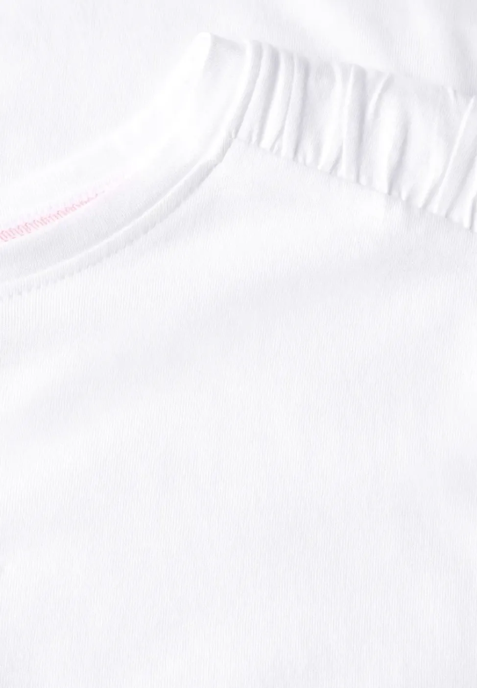 T-Shirt mit Raffung