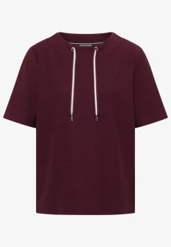 T-Shirt mit Rundhals mit Tunnelzug