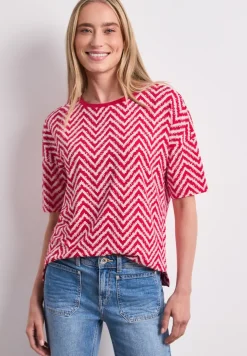 T-Shirt mit Rundhals und All-over-Print