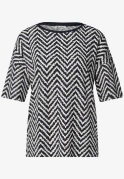 T-Shirt mit Rundhals und All-over-Print
