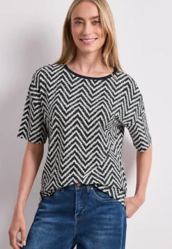 T-Shirt mit Rundhals und All-over-Print