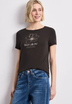 T-Shirt mit Rundhals und Artwork