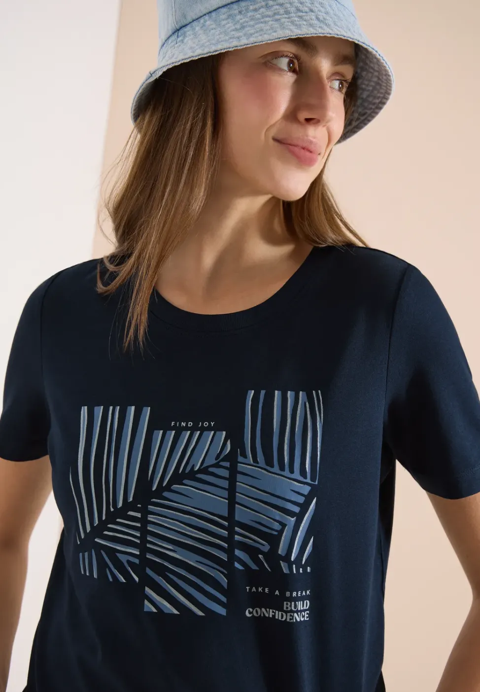 T-Shirt mit Rundhals und Artwork