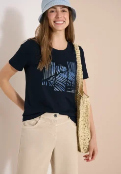 T-Shirt mit Rundhals und Artwork
