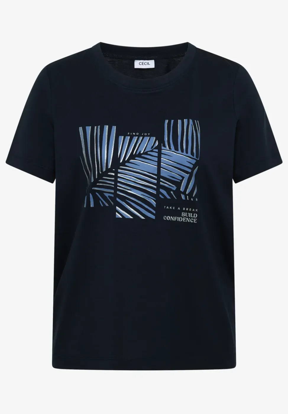 T-Shirt mit Rundhals und Artwork