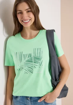 T-Shirt mit Rundhals und Artwork