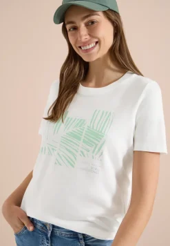 T-Shirt mit Rundhals und Artwork