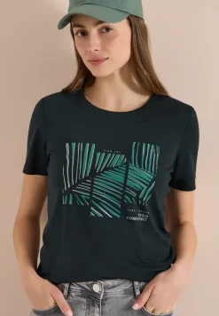 T-Shirt mit Rundhals und Artwork
